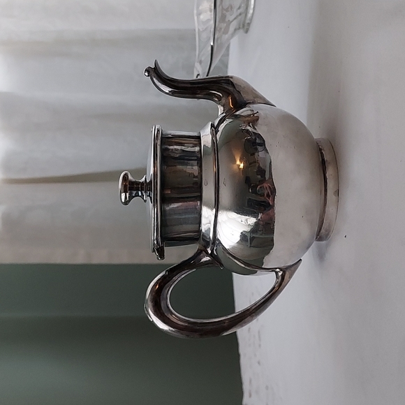 Silver Reed and Barton Tea Pot reproduction Silverplate vintage antique teapot - Picture 11 of 14